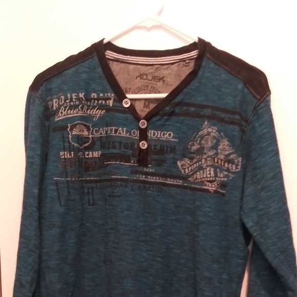 😍 Mens Projek Raw Long Sleeve Shirt - Picture 1 of 6